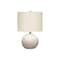 Monarch Specialties Lighting, 20 in.H, Table Lamp, Grey Concrete, Ivory / Cream Shade, Contemporary I 9717 - alternate 6